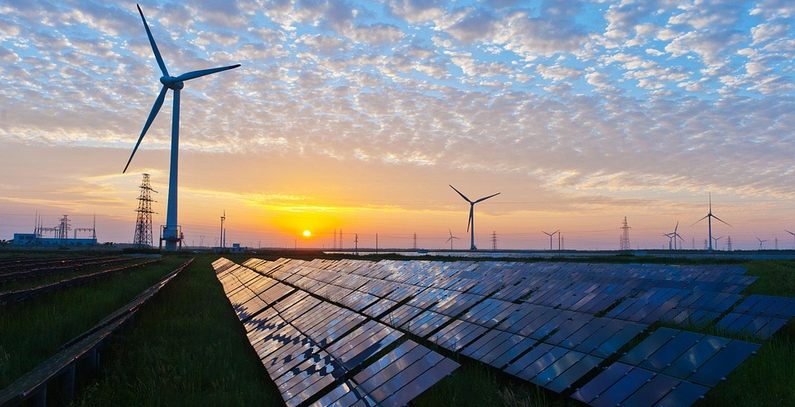 Image of wind and solar park